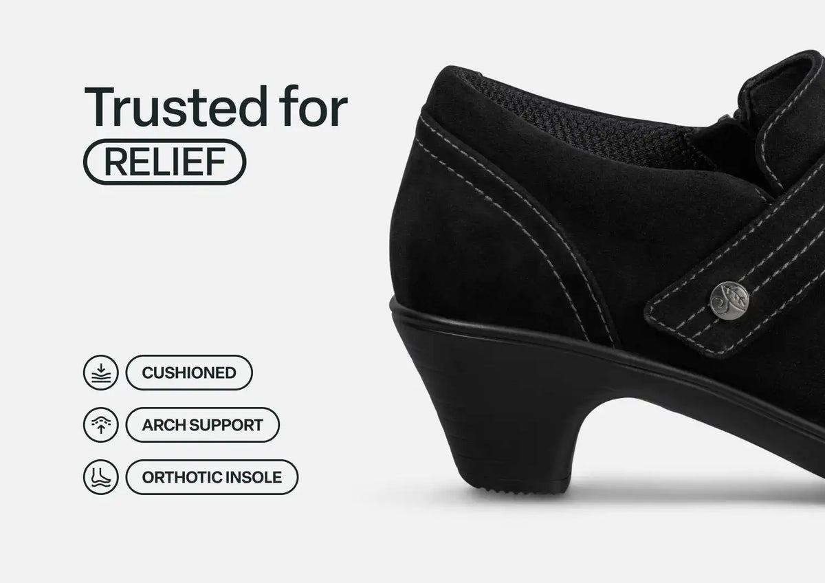 Eva - Black Suede