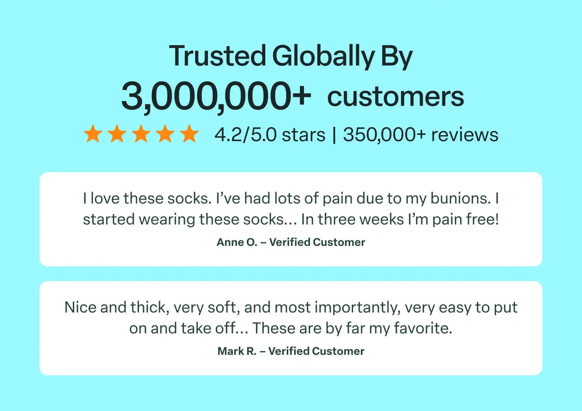 Bunion Relief Socks - Charcoal
